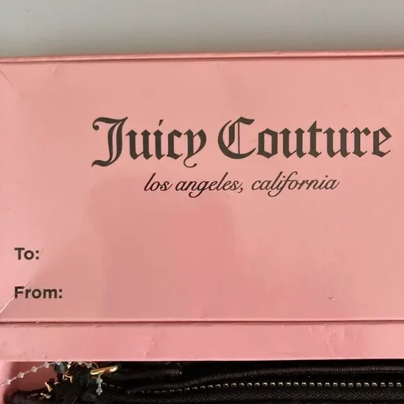 Juicy Couture NWT 2 Piece Set wristlet and card holder❤️❤️ Gift Set❤️❤️ - Picture 9 of 10